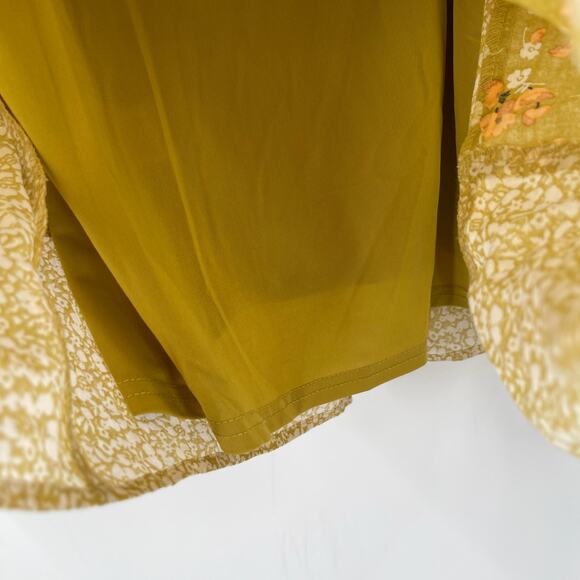 DANIEL RAINN Blouse Size Small NWT Trinity Floral Linen Blend Peasant Top Boho - Picture 10 of 13